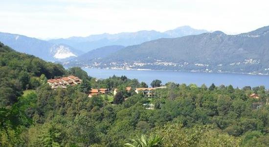 Lago Maggiore Blick von der Terrasse